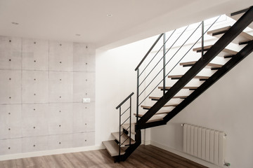 Modern indoor empty minimalist flat