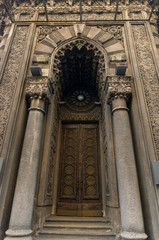 Obraz premium Entrance to the Kiev kenasa. Historic building in Kiev. Incredible architecture.