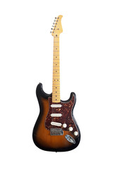 electric guitar isolated on white