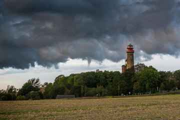 Wyspa Rugia, Kap Arkona, Putgarten, Ostsee, pogoda burzowa © Konrad Kerker