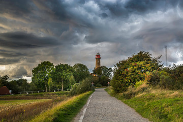 Wyspa Rugia, Kap Arkona, Putgarten, Ostsee, pogoda burzowa © Konrad Kerker