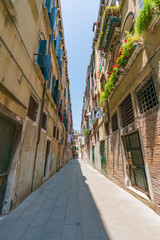 ベネチアの町中の風景
