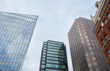 Naklejka premium London city center office building England