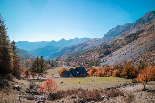 House in mountains