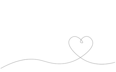 Valentine day background with heart vector illustration