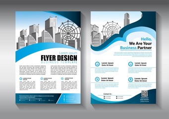 Business abstract vector template. Brochure design, cover modern layout, annual report, poster, flyer in A4 with colorful triangles, geometric shapes for tech, science, market with light background