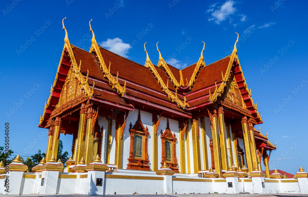 Canvas Prints wat phra that renu nakhon