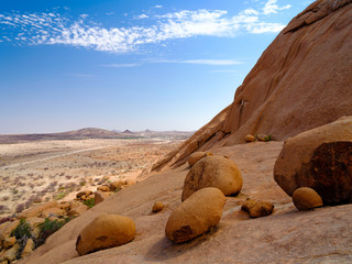 Spitzkoppe mountain - Damaraland landscape in Namibia.