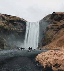 Skogafoss waterfall in iceland