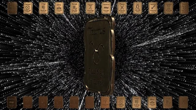 Beautiful 3D  Horoscope Gold Background, Virgo, Taurus, Sagittarius, Scorpio, Pisces, Libra, Leo, Gemini, Cancer, Capricorn, Aries, Aquarius    