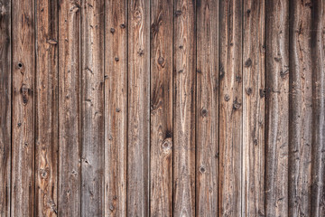 木製の板の外壁