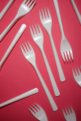 Disposable plastic cutlery