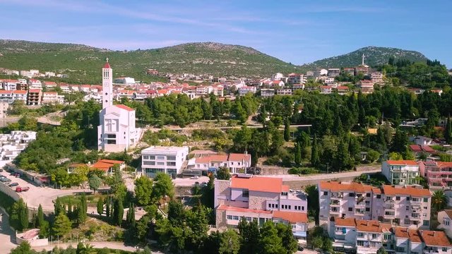 Neum, the only coastal city of Bosnia and Herzegovina. Balkans, Dalmatia.