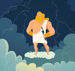 Greek God Illustration