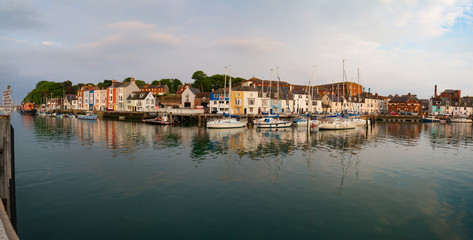 Fototapeta na wymiar Weymouth Harbour in Summer