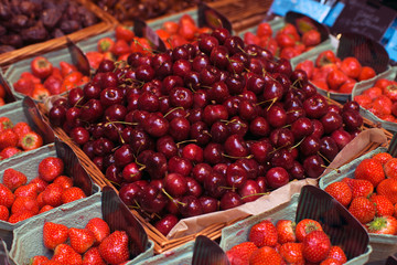 cherries in store