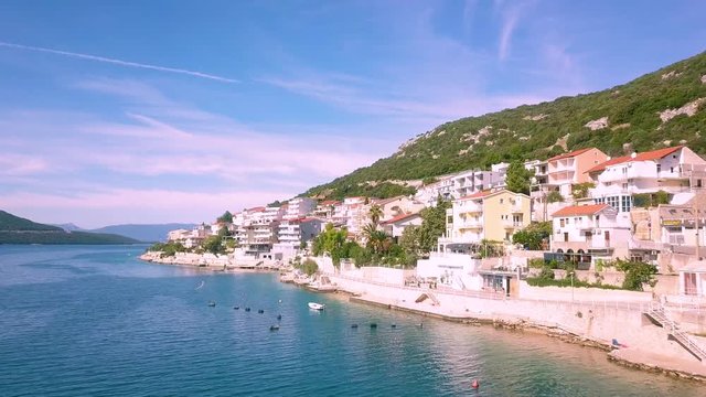Neum, the only coastal city of Bosnia and Herzegovina. Balkans, Dalmatia.