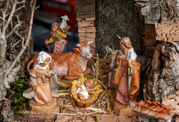 Fototapeta na wymiar Ornament for Christmas'crib