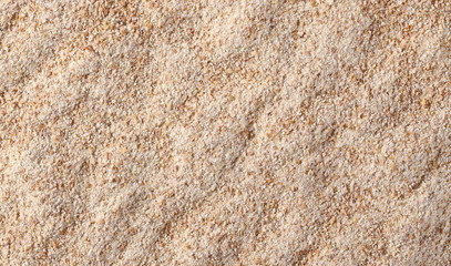 Integral wheat flour background and texture