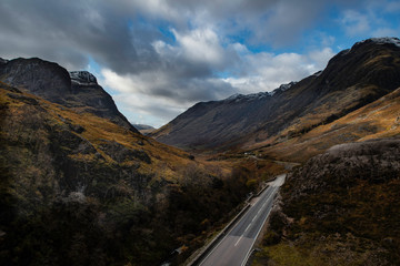 Glencoe Pass, lochaber, Highlands, scotland.