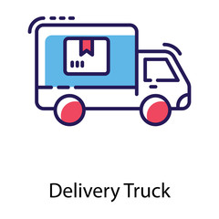  Delivery Truck Vector 