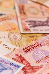 Fototapeta premium Moldovan leu. MDL banknotes