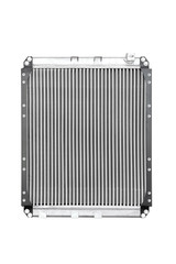 Car radiator on a white background isolate