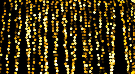 Holiday Christmas Background with bokeh lights