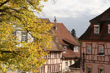 Historische Gebäude im Zentrum von Bad Wimpfen