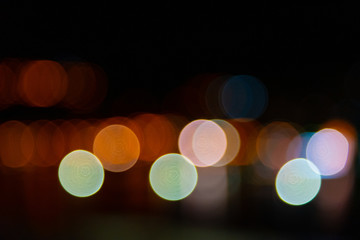 Abstract bokeh lights