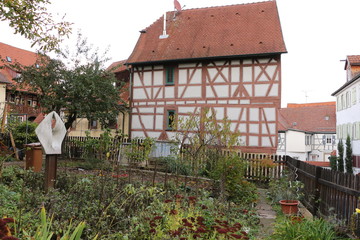 Historische Gebäude im Zentrum von Bad Wimpfen