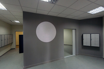 Corridor of a new residential building, November 13, 2017 Brovary, Ukraine