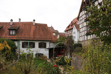 Historische Gebäude in der Altstadt von Bad Wimpfen
