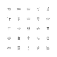 bundle of new york city set icons