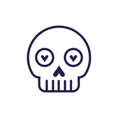 mexican skull mask culture fill style icon