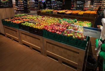 Ukraine, Kiev city, 13.05.2016 Silpo supermarket, vegetable department