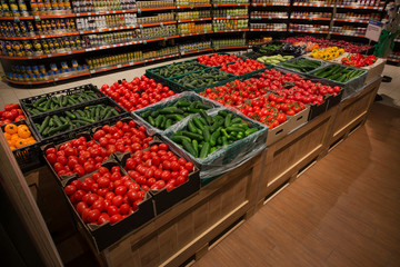 Ukraine, Kiev city, 13.05.2016 Silpo supermarket, vegetable department