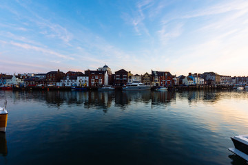 Naklejka premium Weymouth Harbour Dorset