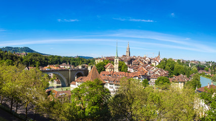 Fototapeta premium Panoramic view of Bern
