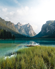 Toblacher See in Südtirol