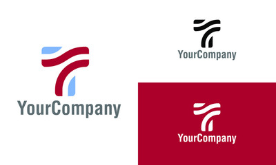 Letter T logo design template. Simple minimalist template graphic illustration. Creative vector emblem, for icon or design concept.