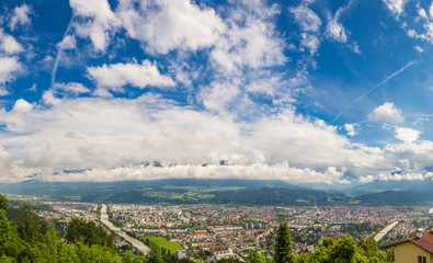 Panoramic view of Innsbruck