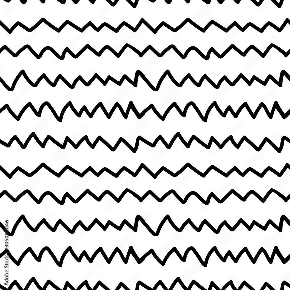 Fototapete abstract background seamless pattern with hand drawn lines. hand drawn design. modern web template. 