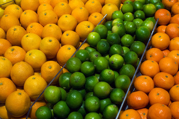 citrus in the supermarket