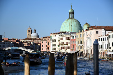 Naklejka premium Cityscape pictures of the romantic, beautiful, lovely and historical Venice in Italy