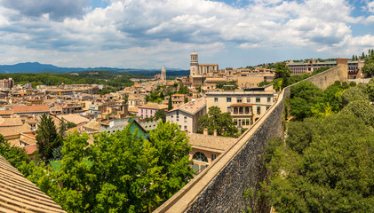 Panoramic view of Girona