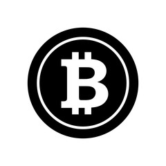 bit coin icon vector design template