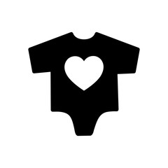 baby clothes icon vector design template