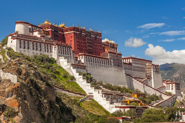 Magnificent Potala Palace in Lhasa, Tibet