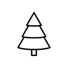 Fototapeta premium christmas tree icon vector design template